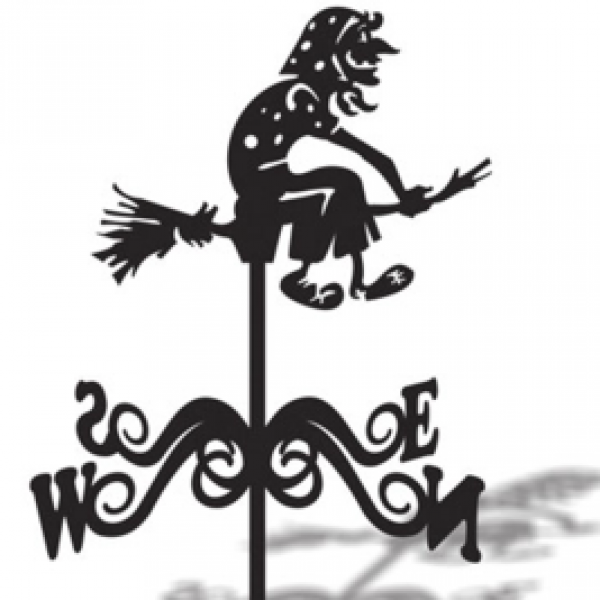 Флюгер большой "Баба-яга" Флюгер большой "Баба-яга"