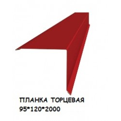 Планка торцевая (ветровая)
