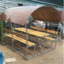 Дачная беседка Астра под поликарбонат 