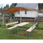 Дачная беседка Комфорт под поликарбонат Дачная беседка Комфорт под поликарбонат