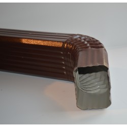 Труба водосточная 76х102х1000 с коленом "МП МОДЕРН"