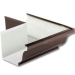 Угол желоба 120х86 наружный "МП МОДЕРН"