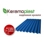 Лист Керамопласт 4,5 мм (изумруд, синий)